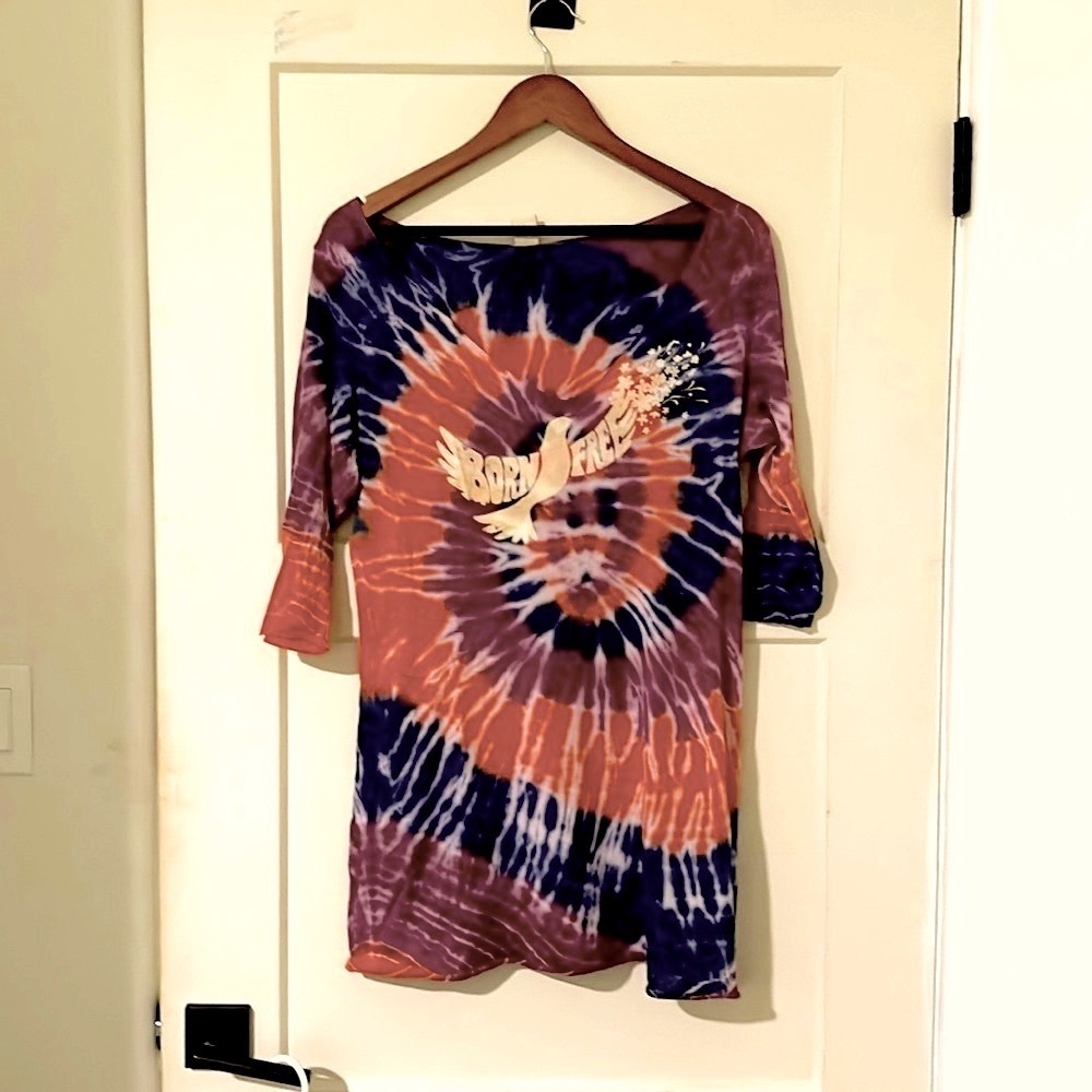 Rare Lucky Brand Dungarees Tunic Dress